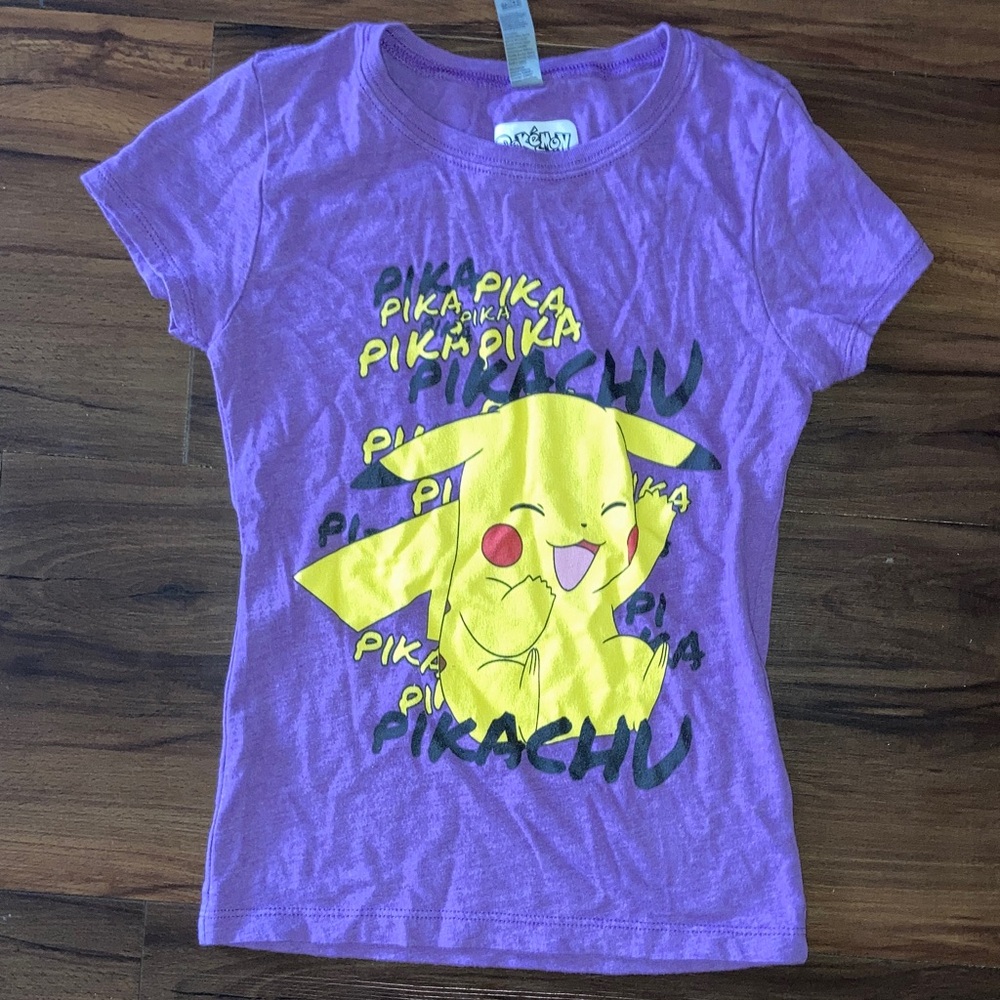 Purple Pikachu Kids T-Shirt